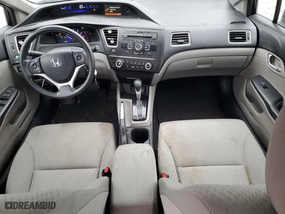 2015 Honda Civic Sedan LX with VIN 2HGFB2F55FH549380, listed as a Copart auction lot 52344955 with 91,236 mi miles and Clean Title. Bid and sale history available at carsss.com. Image 8.