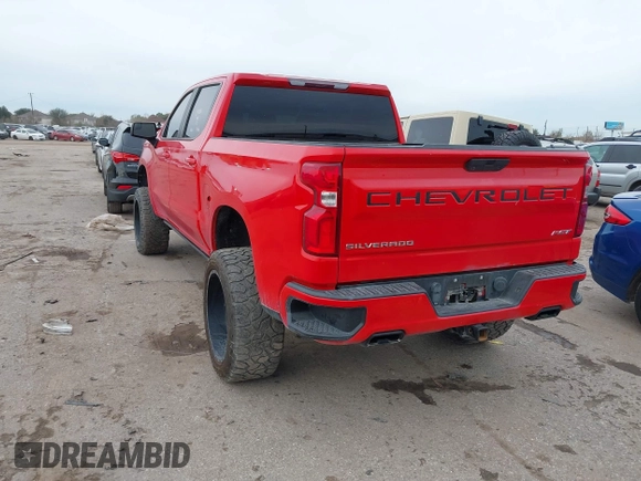 2021 Chevrolet Silverado 1500 RST with VIN 3GCUYEET6MG174912, listed as a IAAI auction lot 41359036 with 58,325 mi miles. Bid and sale history available at carsss.com. Image 3.