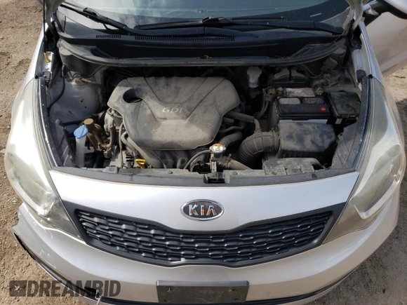 2013 Kia Rio LX with VIN KNADM4A37D6102806, listed as a Copart auction lot 52208465 with 193,754 mi miles and Clean Title. Bid and sale history available at DreamBid. Image 11.