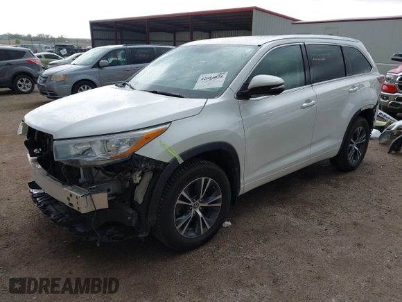 2016 Toyota Highlander XLE z VIN 5TDJKRFH3GS260044, wystawiony jako IAAI lot #42085828 z przebiegiem 74 187 mil mil oraz . Historia ofert i sprzedaży dostępna na DreamBid. Obrazek 2.