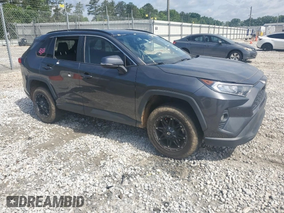 2020 Toyota RAV4 XLE with VIN 2T3P1RFV4LC096476, listed as a Copart auction lot 56592615 with 90,310 mi miles and Salvage title. Bid and sale history available at DreamBid. Image 4.