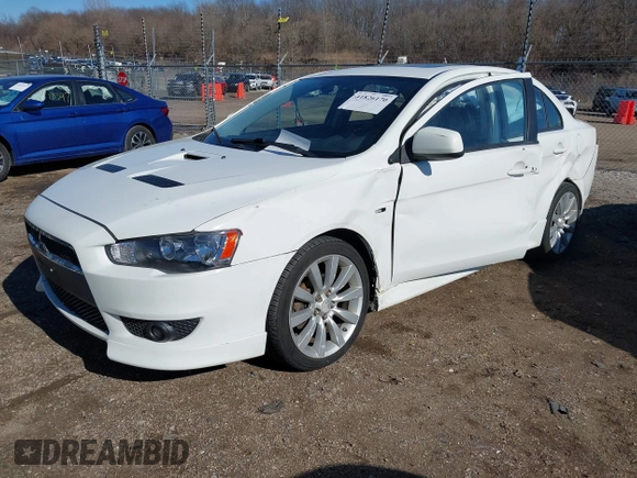 2011 Mitsubishi Lancer GTS with VIN JA32U8FW3BU030708, listed as a IAAI auction lot 41826170 with 213,889 mi miles. Bid and sale history available at carsss.com. Image 17.