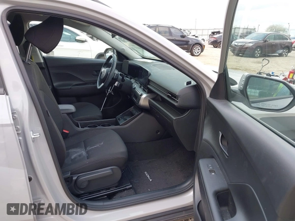 2024 Hyundai Kona SEL with VIN KM8HC3AB8RU054613, listed as a IAAI auction lot 41694657 with 10,568 mi miles. Bid and sale history available at carsss.com. Image 5.