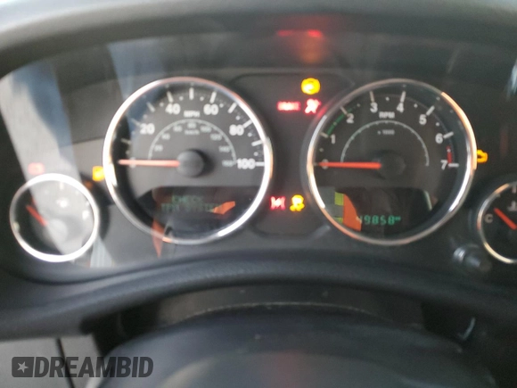 2017 Jeep Wrangler Unlimited Sahara with VIN 1C4BJWEG4HL701813, listed as a Copart auction lot 84496424 with 49,858 mi miles and Salvage title. Bid and sale history available at DreamBid. Image 9.