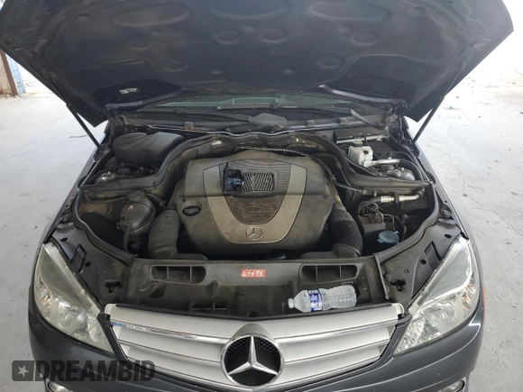 2009 Mercedes-Benz C 350 Sport with VIN WDDGF56XX9R043614, listed as a Copart auction lot 62166555 with 154,142 mi miles and Salvage title. Bid and sale history available at DreamBid. Image 11.