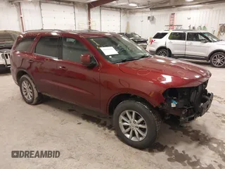 2017 Dodge Durango SXT with VIN 1C4RDJAG1HC860089, listed as a IAAI auction lot 41602502 with 122,130 mi miles and . Bid and sale history available at DreamBid. Image 1.