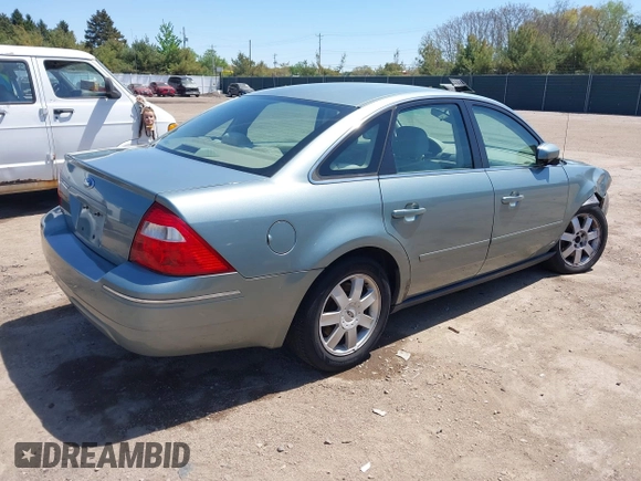 2005 Ford Five Hundred SE z VIN 1FAFP23185G168799, wystawiony jako IAAI lot #42202907 z przebiegiem Nie podano mil oraz . Historia ofert i sprzedaży dostępna na DreamBid. Obrazek 4.