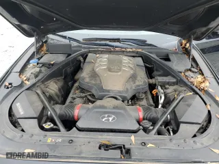 2015 Hyundai Genesis 5.0L with VIN KMHGN4JF6FU015660, listed as a Copart auction lot 51577055 with 132,891 mi miles and Clean Title. Bid and sale history available at carsss.com. Image 11.