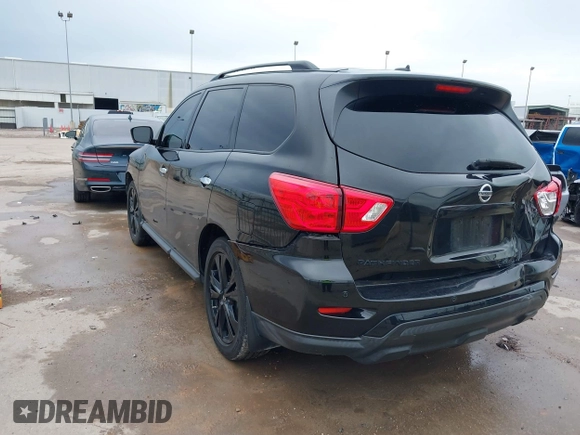 2018 Nissan Pathfinder SV with VIN 5N1DR2MN8JC649677, listed as a IAAI auction lot 41864365 with 104,475 mi miles. Bid and sale history available at carsss.com. Image 3.