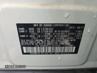 2018 Subaru Outback Premium z VIN 4S4BSAFC7J3242399, wystawiony jako IAAI lot #42498181 z przebiegiem 28 746 mil mil oraz . Historia ofert i sprzedaży dostępna na DreamBid. Obrazek 2.