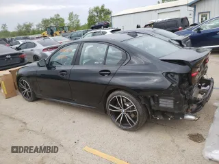 2019 BMW 3 Series 330i xDrive with VIN WBA5R7C54KFH25516, listed as a Copart auction lot 51862063 with 60,835 mi miles and Non Repairable. Bid and sale history available at carsss.com. Image 2.