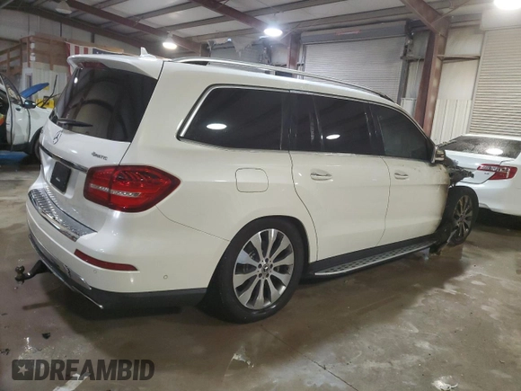 2018 Mercedes-Benz GLS 450 z VIN 4JGDF6EE1JB048650, wystawiony jako Copart lot #83430244 z przebiegiem Nie podano mil oraz Nie do naprawy • Non repairable. Historia ofert i sprzedaży dostępna na DreamBid. Obrazek 3.