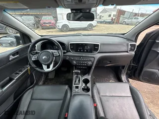 2020 Kia Sportage EX with VIN KNDPNCACXL7660326, listed as a Copart auction lot 54874135 with 222,224 mi miles and Salvage Title. Bid and sale history available at carsss.com. Image 9.