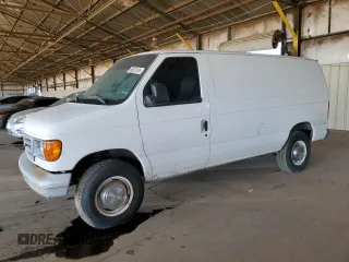 2006 Ford Econoline Cargo with VIN 1FTNE24W06HA75437, listed as a Copart auction lot 66526185 with 273,636 mi miles and Clean title. Bid and sale history available at DreamBid. Image 1.
