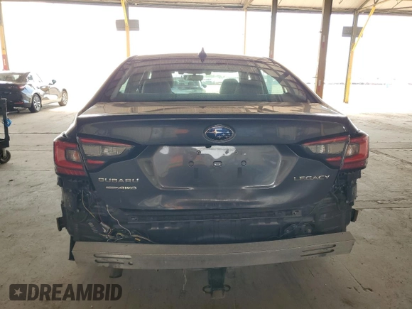 2020 Subaru Legacy Premium with VIN 4S3BWAC60L3010527, listed as a Copart auction lot 63814955 with 53,121 mi miles and Salvage title. Bid and sale history available at DreamBid. Image 6.