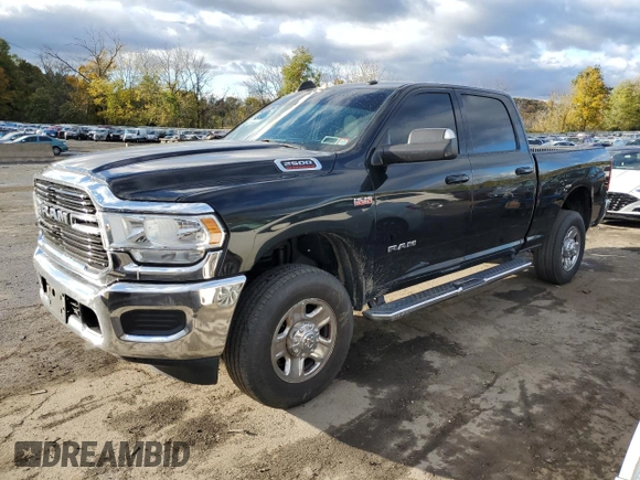 2021 Ram 2500 Big Horn with VIN 3C6UR5DJ5MG554814, listed as a Copart auction lot 75442014 with 64,089 mi miles and Salvage Title. Bid and sale history available at carsss.com. Image 1.