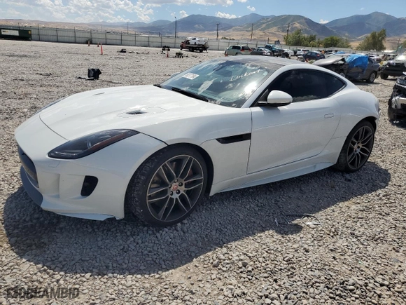 2016 Jaguar F-TYPE R with VIN SAJWJ6DL9GMK27674, listed as a Copart auction lot 68377194 with 55,074 mi miles and Salvage Title. Bid and sale history available at carsss.com. Image 1.