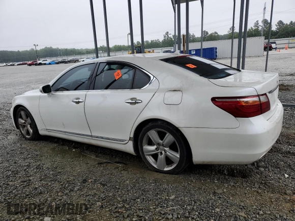 2012 Lexus LS 460 with VIN JTHBL5EF5C5110672, listed as a Copart auction lot 58844805 with 139,485 mi miles and Salvage title. Bid and sale history available at DreamBid. Image 2.