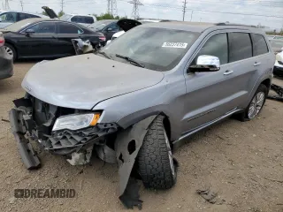 2018 Jeep Grand Cherokee Summit z VIN 1C4RJFJG6JC341812, wystawiony jako Copart lot #56237415 z przebiegiem 68 555 mil mil oraz Szkoda całkowita • Salvage title. Historia ofert i sprzedaży dostępna na DreamBid. Obrazek 1.