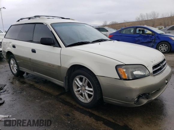 2002 Subaru Legacy Outback z VIN 4S3BH665X27650729, wystawiony jako Copart lot #44625065 z przebiegiem 345 754 mil mil oraz Szkoda całkowita • Salvage title. Historia ofert i sprzedaży dostępna na DreamBid. Obrazek 4.