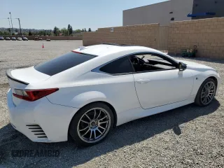 2015 Lexus RC 350 F Sport z VIN JTHHE5BC7F5001536, wystawiony jako Copart lot #53997035 z przebiegiem 111 501 mil mil oraz Szkody całkowita. Historia ofert i sprzedaży dostępna na DreamBid. Obrazek 3.