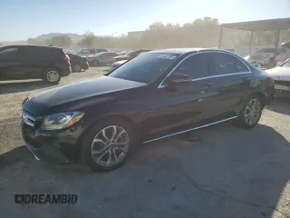 2018 Mercedes-Benz C with VIN 55SWF4JBXJU251710, listed as a Copart auction lot 89401185 with 111,202 mi miles and Salvage Title. Bid and sale history available at carsss.com. Image 1.