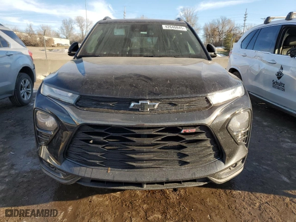 2022 Chevrolet TrailBlazer RS with VIN KL79MTSL9NB132493, listed as a Copart auction lot 42640845 with 31,208 mi miles and Salvage Title. Bid and sale history available at carsss.com. Image 5.