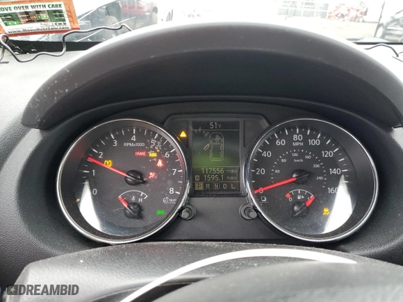 2015 Nissan Rogue Select S with VIN JN8AS5MT9FW662475, listed as a Copart auction lot 83442044 with 117,556 mi miles and Salvage Title. Bid and sale history available at carsss.com. Image 9.