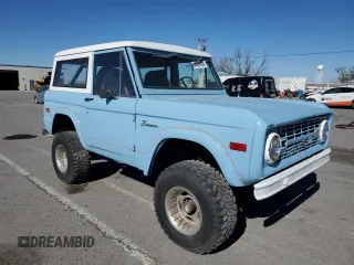 1976 Ford Bronco z VIN U15GLB56086, wystawiony jako Copart lot #74910244 z przebiegiem Nie podano mil oraz Czysty tytuł • Clean title. Historia ofert i sprzedaży dostępna na DreamBid. Obrazek 1.