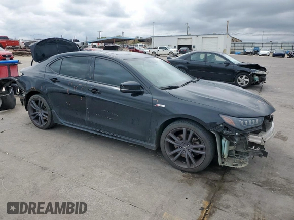 2018 Acura TLX w/A-SPEC Pkg with VIN 19UUB3F61JA006606, listed as a Copart auction lot 50782705 with 90,032 mi miles and Salvage Title. Bid and sale history available at carsss.com. Image 4.