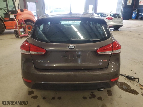 2015 Kia Forte 5-Door EX with VIN KNAFX5A82F5345496, listed as a Copart auction lot 50343145 with NaN miles and Clean Title. Bid and sale history available at carsss.com. Image 6.