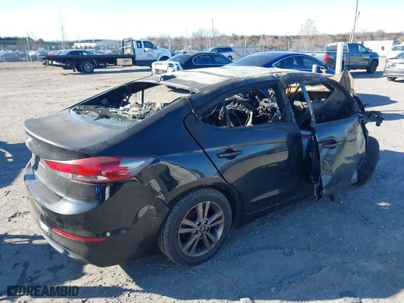 2018 Hyundai Elantra SEL with VIN 5NPD84LFXJH280855, listed as a IAAI auction lot 41042258 with 1 mi miles. Bid and sale history available at carsss.com. Image 4.