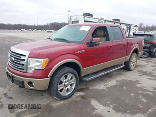 2013 Ford F-150 XL with VIN 1FTFW1EF6DKE75903, listed as a IAAI auction lot 41715677 with 149,051 mi miles. Bid and sale history available at carsss.com. Image 2.
