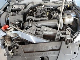 2024 Ford Mustang EcoBoost with VIN 1FA6P8TH8R5122598, listed as a Copart auction lot 58627015 with 15,557 mi miles and Salvage title. Bid and sale history available at DreamBid. Image 11.