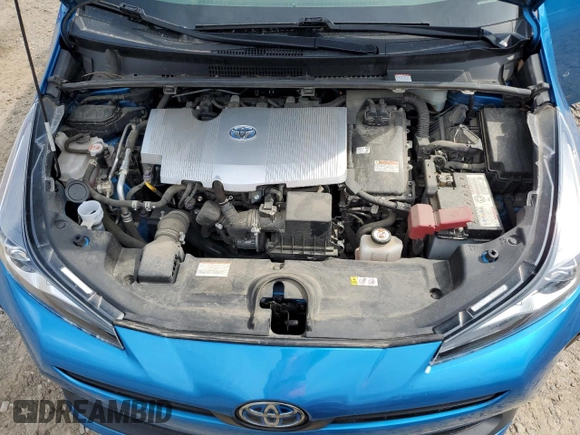 2022 Toyota Prius L Eco with VIN JTDKAMFU4N3159035, listed as a Copart auction lot 54347635 with 59,704 mi miles and Salvage title. Bid and sale history available at DreamBid. Image 11.