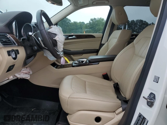 2019 Mercedes-Benz GLS 450 with VIN 4JGDF6EE3KB222770, listed as a Copart auction lot 59012615 with 106,336 mi miles and Salvage title. Bid and sale history available at DreamBid. Image 7.