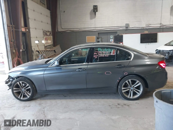 2017 BMW 3 Series 330i xDrive with VIN WBA8D9G54HNU59346, listed as a IAAI auction lot 42097263 with 90,653 mi miles. Bid and sale history available at carsss.com. Image 14.