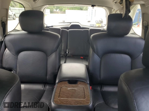 2016 Infiniti QX80 with VIN JN8AZ2NF9G9610685, listed as a Copart auction lot 57154685 with 94,176 mi miles and Salvage title. Bid and sale history available at DreamBid. Image 10.