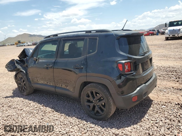 2017 Jeep Renegade Altitude with VIN ZACCJABB4HPF44621, listed as a Copart auction lot 63526195 with 96,485 mi miles and Salvage title. Bid and sale history available at DreamBid. Image 2.