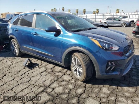2022 Kia Niro LXS SE with VIN KNDCB3LC1N5548310, listed as a Copart auction lot 78481904 with 37,314 mi miles and Salvage Title. Bid and sale history available at carsss.com. Image 4.