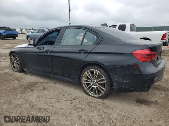 2017 BMW 3 Series 340i with VIN WBA8B3G5XHNU35569, listed as a Copart auction lot 88537495 with 93,837 mi miles and Salvage Title. Bid and sale history available at DreamBid. Image 2.
