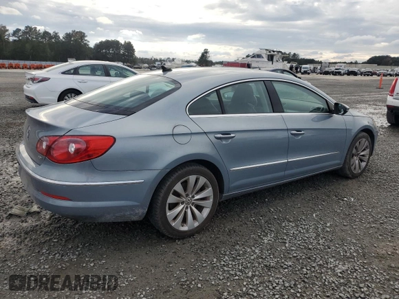 2012 Volkswagen CC Sport with VIN WVWMP7AN9CE539398, listed as a Copart auction lot 79716944 with 92,604 mi miles and Clean Title. Bid and sale history available at DreamBid. Image 3.