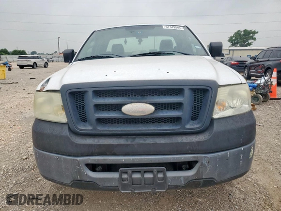 2007 Ford F-150 XL with VIN 1FTRF12W17NA45281, listed as a Copart auction lot 57342005 with 165,058 mi miles and Salvage title. Bid and sale history available at DreamBid. Image 5.
