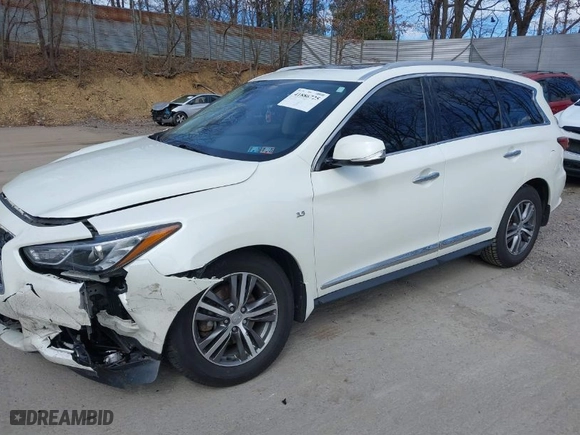 2020 Infiniti QX60 LUXE with VIN 5N1DL0MM2LC509432, listed as a IAAI auction lot 41886725 with 65,875 mi miles. Bid and sale history available at carsss.com. Image 2.