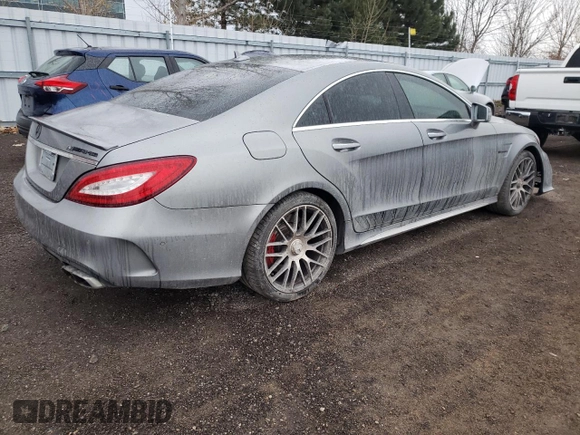 2015 Mercedes-Benz CLS-Class CLS 63 AMG S-Model with VIN WDDLJ7GB9FA154967, listed as a Copart auction lot 75459713 with 155,982 mi miles. Bid and sale history available at carsss.com. Image 3.