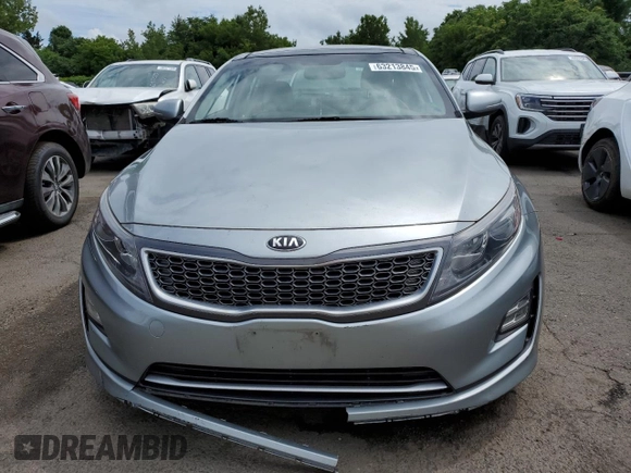 2014 Kia Optima EX z VIN KNAGN4AD1E5076018, wystawiony jako Copart lot #63213845 z przebiegiem 102 395 mil mil oraz Szkoda całkowita • Salvage title. Historia ofert i sprzedaży dostępna na DreamBid. Obrazek 5.