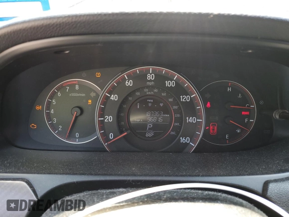 2016 Honda Accord Sport z VIN 1HGCR2F58GA044318, wystawiony jako Copart lot #60414545 z przebiegiem 187 363 mil mil oraz Czysty tytuł • Clean title. Historia ofert i sprzedaży dostępna na DreamBid. Obrazek 9.