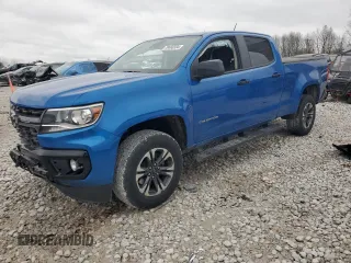 2022 Chevrolet Colorado 4WD Z71 with VIN 1GCGTDEN1N1103303, listed as a Copart auction lot 79466504 with 54,956 mi miles and Clean title. Bid and sale history available at DreamBid. Image 1.