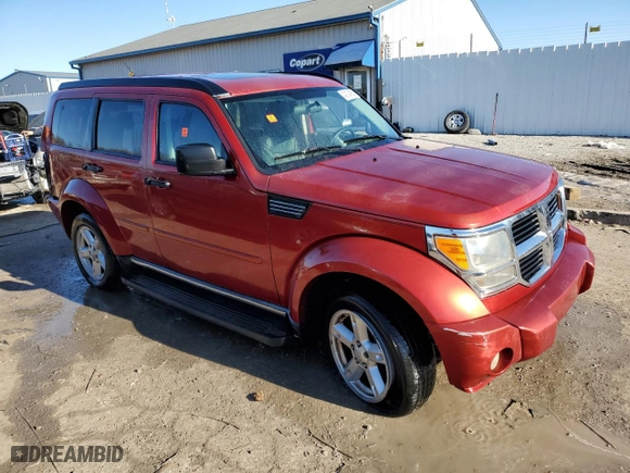 2008 Dodge Nitro SXT with VIN 1D8GU28K18W265539, listed as a Copart auction lot 42184355 with 201,139 mi miles and Salvage Title. Bid and sale history available at carsss.com. Image 4.