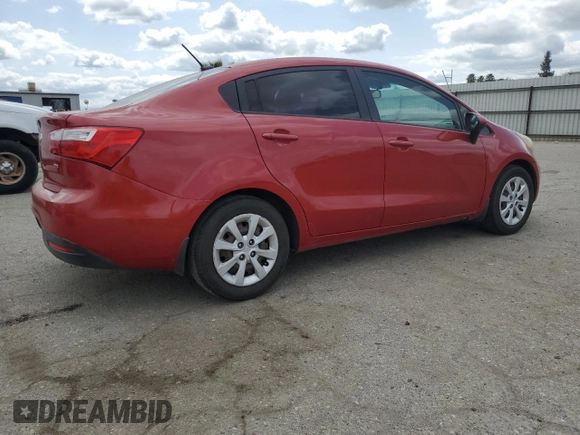 2013 Kia Rio LX with VIN KNADM4A38D6281874, listed as a Copart auction lot 51134385 with 168,379 mi miles and Clean Title. Bid and sale history available at carsss.com. Image 3.